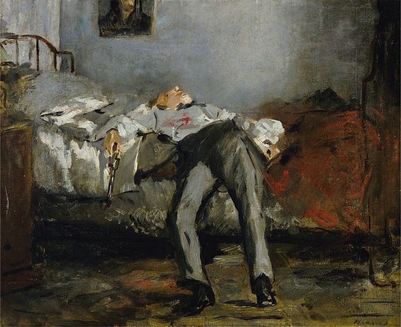 [Bild: Manet, Der Suizid]