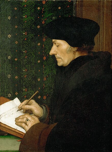 Erasmus schreibt.